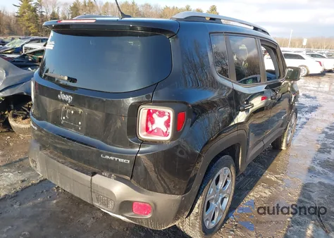 2017 Jeep Renegade Limited из США, поврежденный, VIN ZACCJBDBXHPG51157